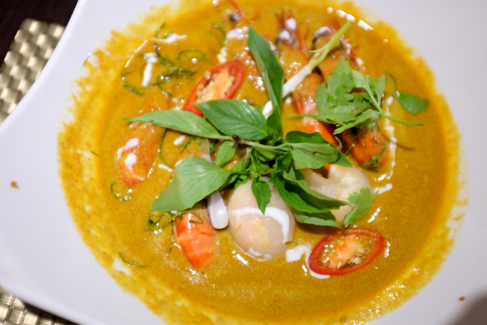 2. Chang Thai - Yellow curry with prawns