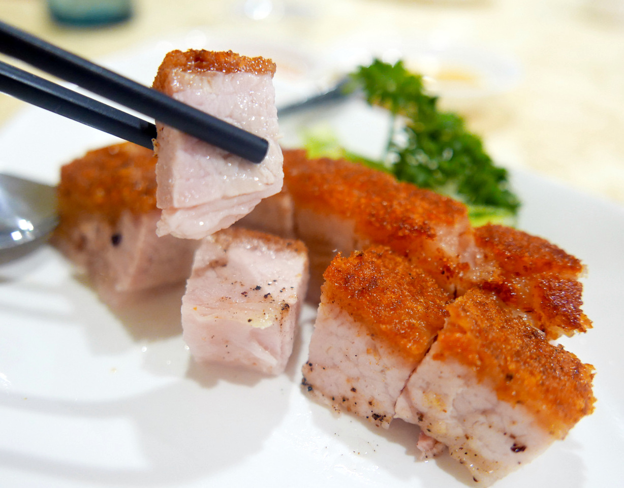 2. Peninsula Chinese Cuisine - roasted crispy pork belly