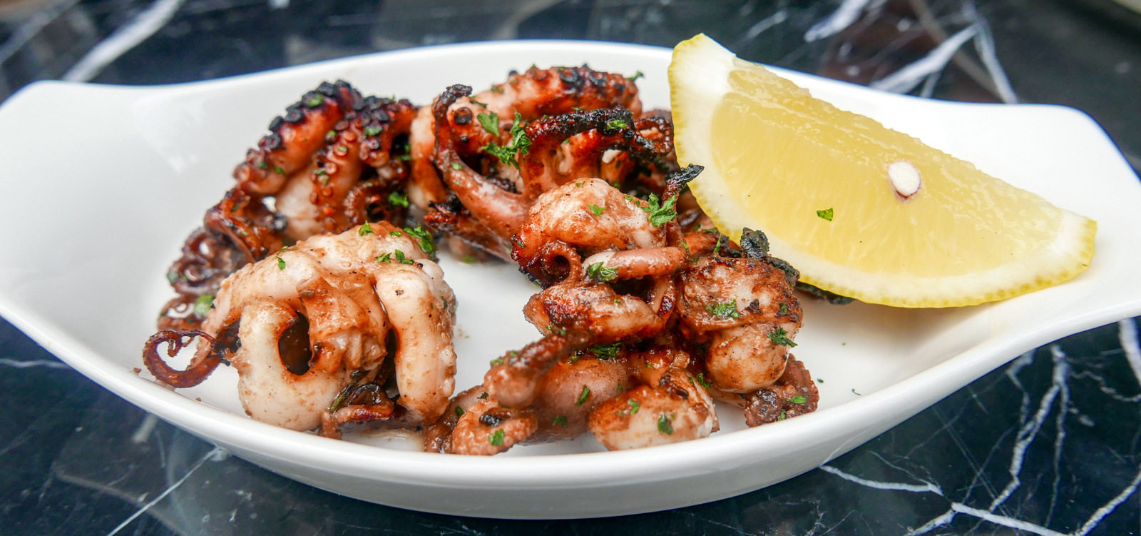 7. Supperclub - grilled baby octopus
