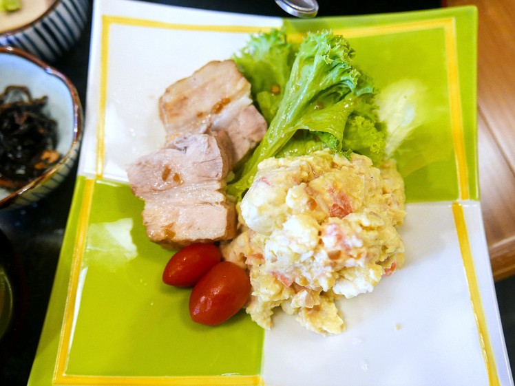 8. Yoshinari - pork belly with smoked potato salad