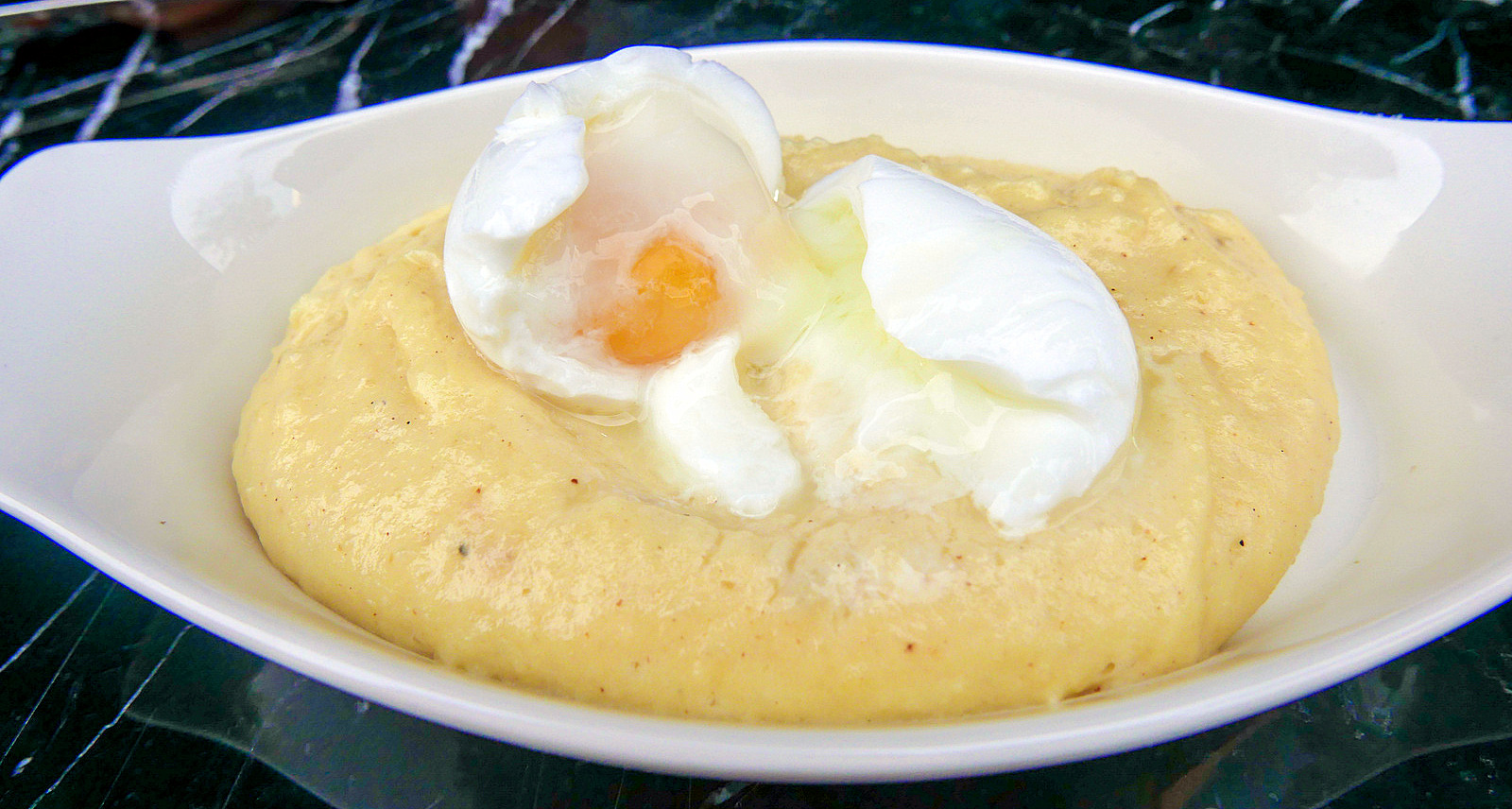 9. Supperclub - soft boiled egg of truffled mashed celeriac