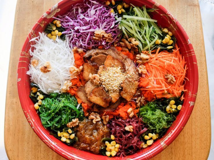 The Bowls x Pretty On Plate: Savoury and Sweet Yee Sang review