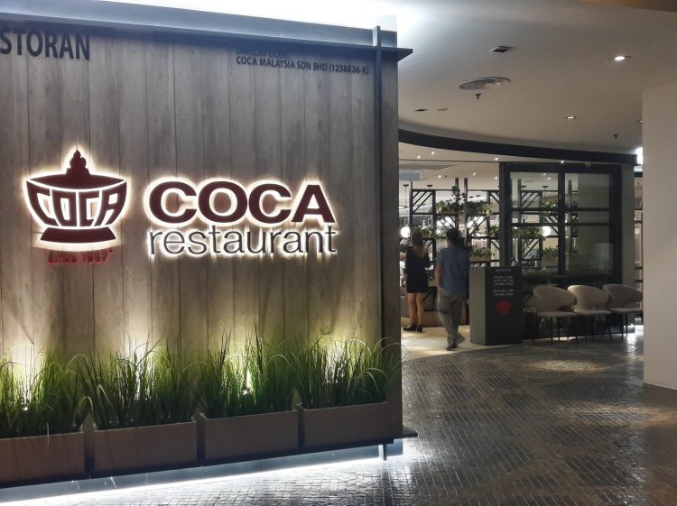 COCA Restaurant Bangsar: Snapshot