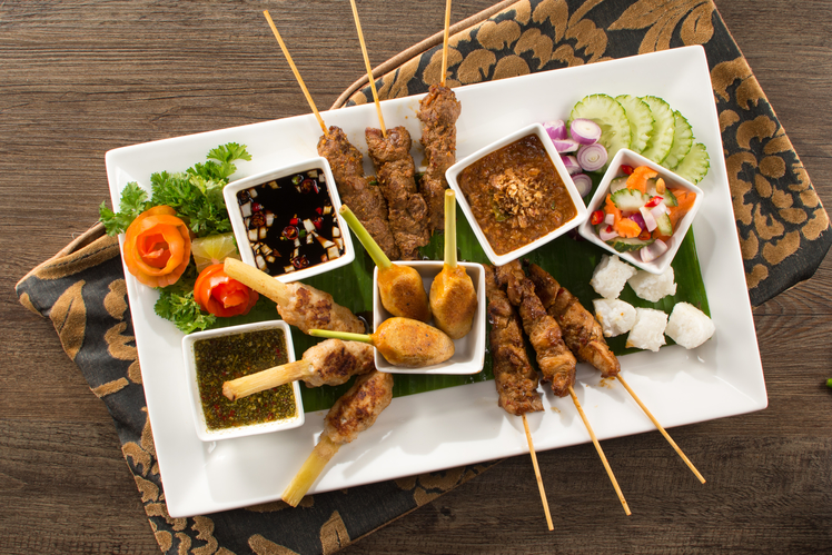 majapahit satay platter