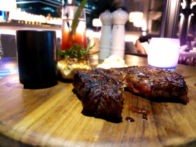 angus rib eye steak nizza