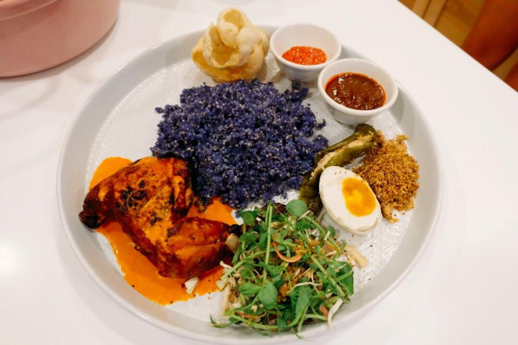 EatDrink with Anis: Quinoa “Nasi” Kerabu with Ayam Percik