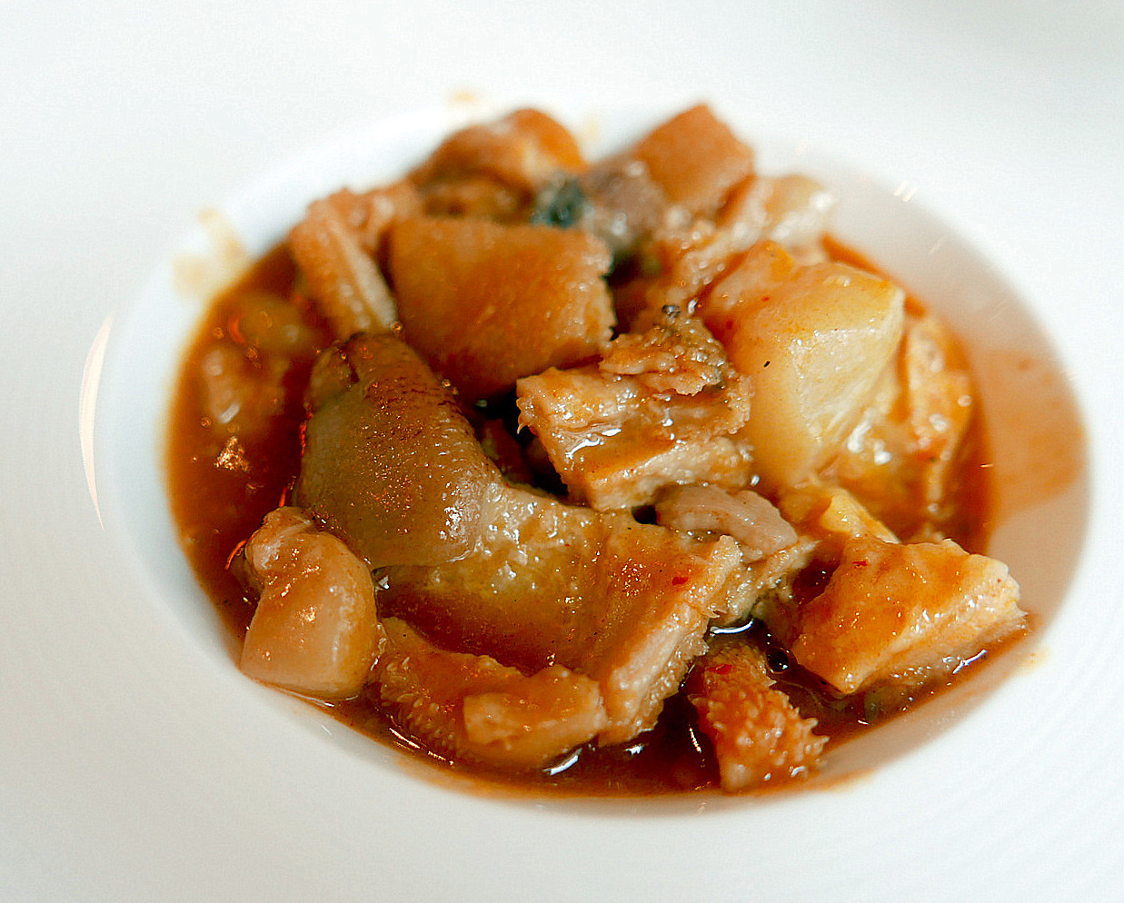 10. stewed tripe, succulent & flavoursome with tomatoes, herbs & spices