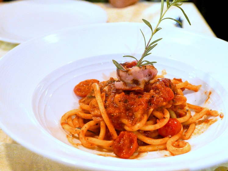 4. Bucatini Amatriciana