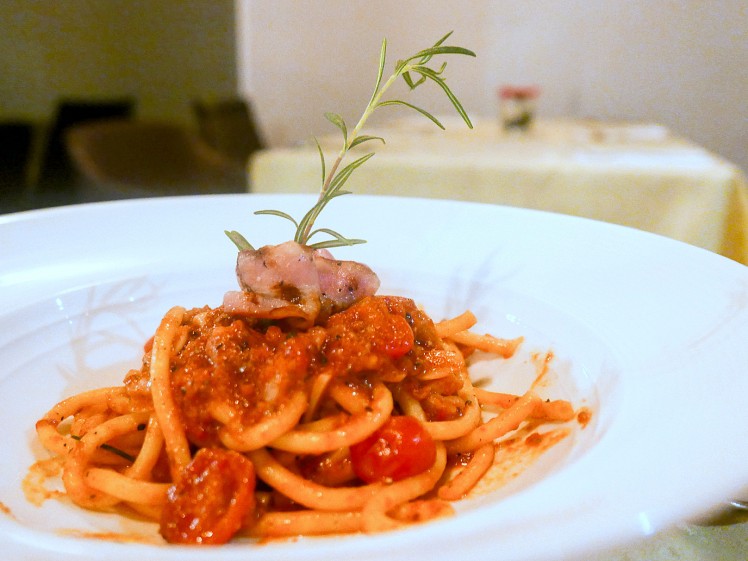 7. Bucatini Amatriciana