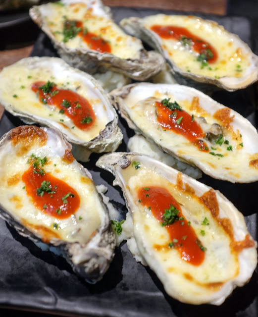 4. Oysters with cheese & sriracha at Brolly