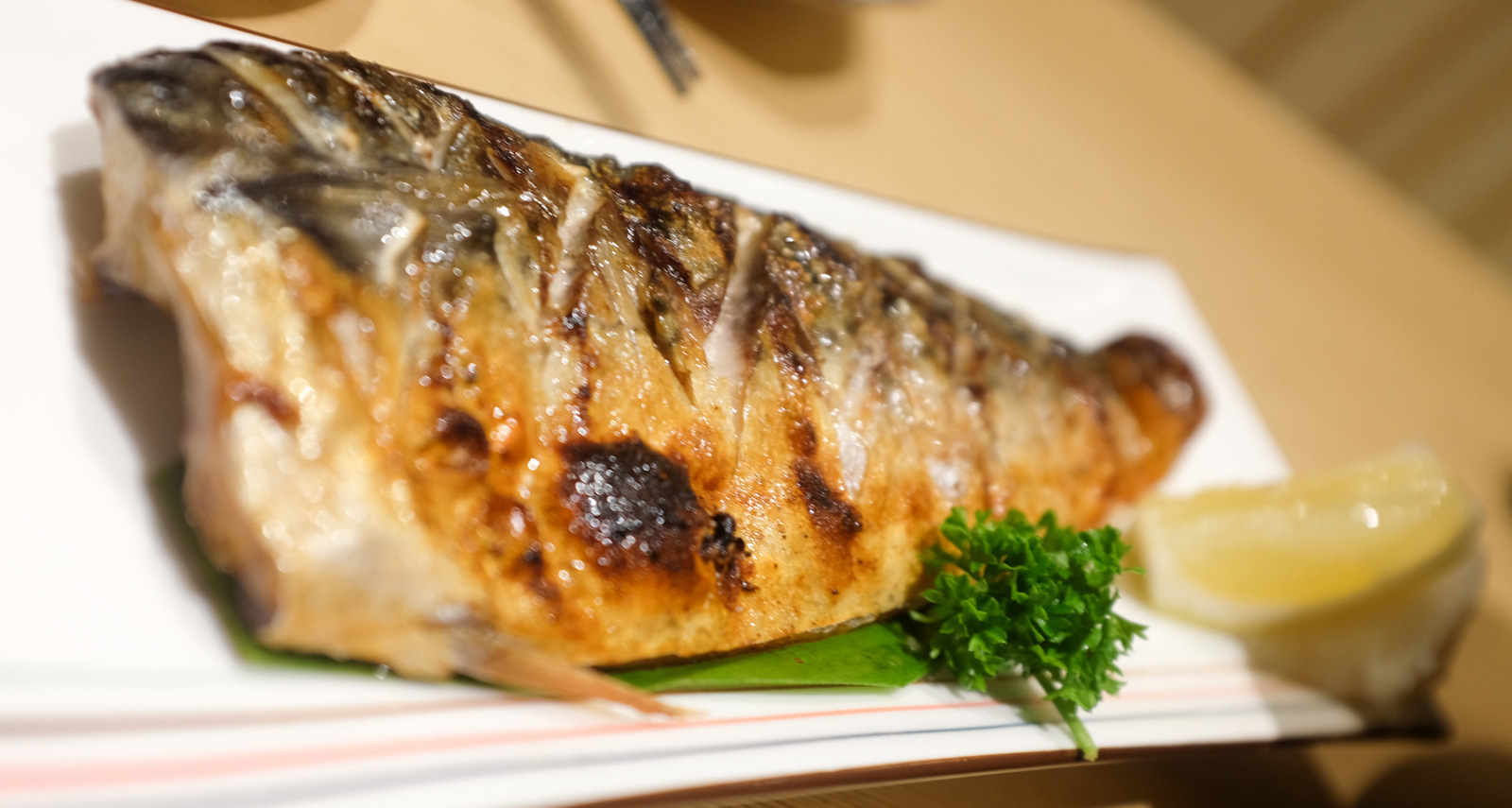 6. salt-grilled mackerel