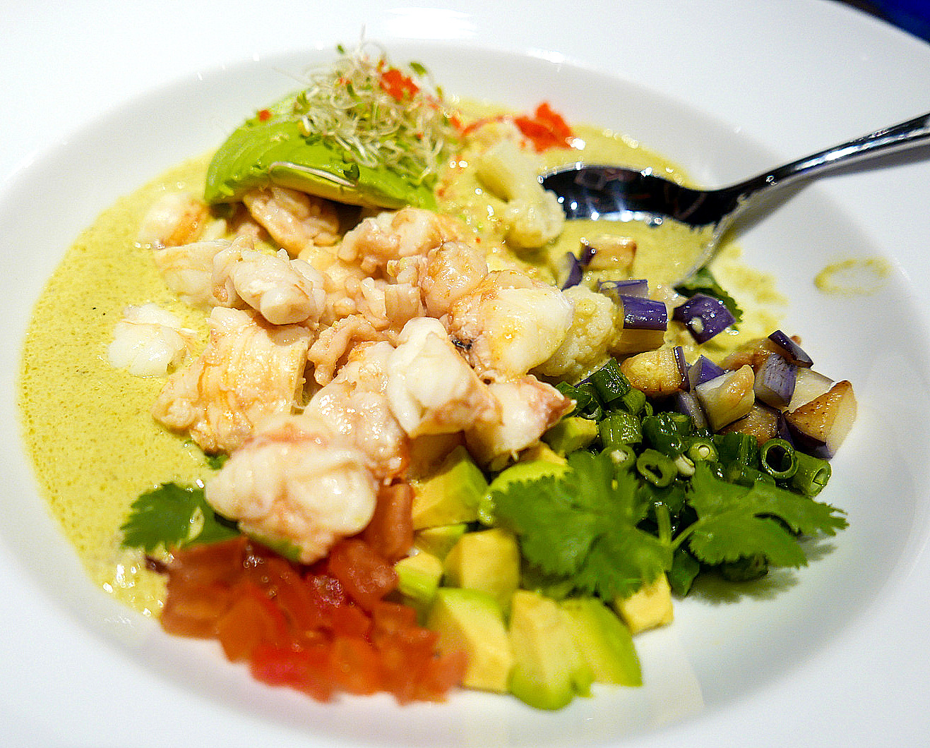 10. Kompassion II - lobster and avocado green curry