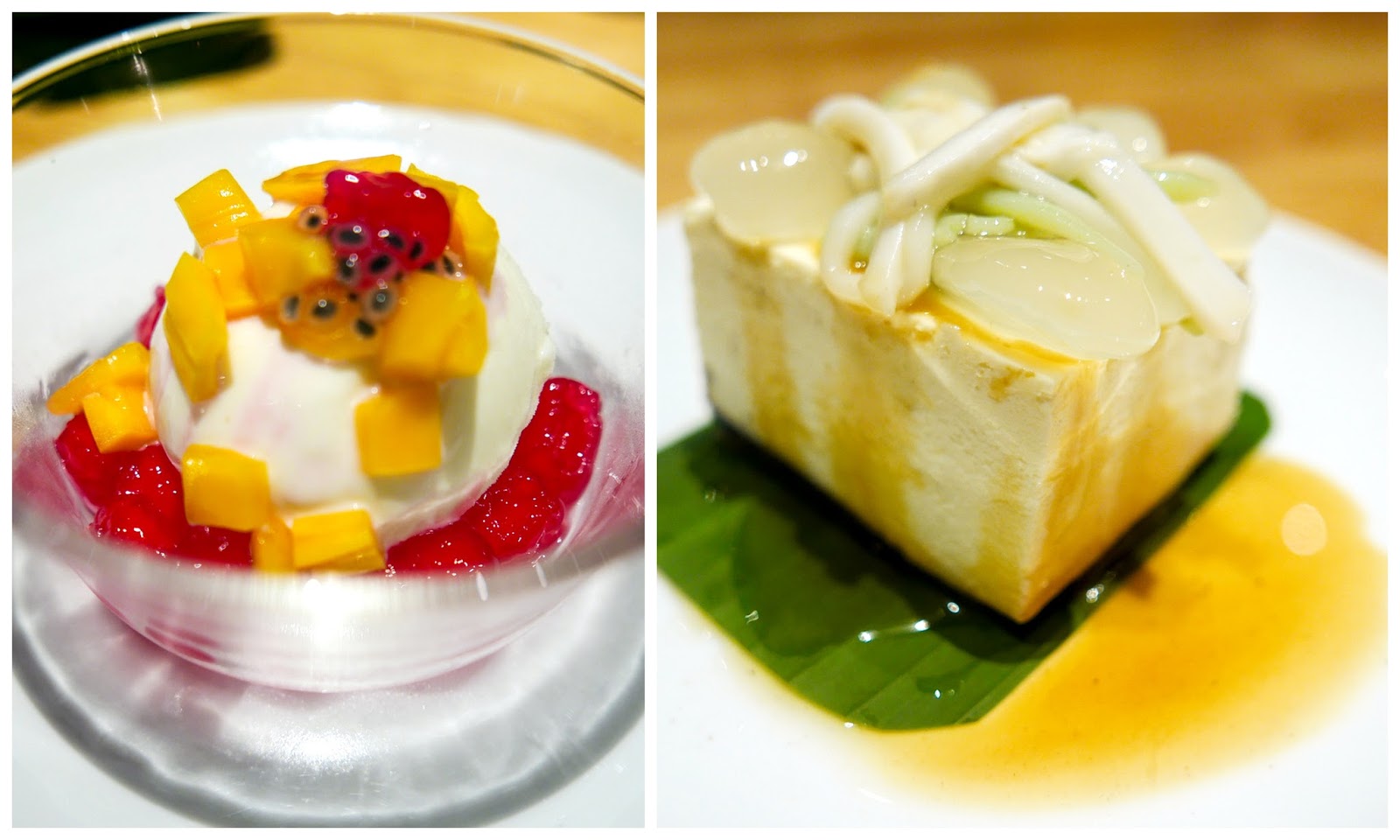 20. Kompassion II - red rubies with jackfruit and coconut gelato & cheesecake with coconut and cendol
