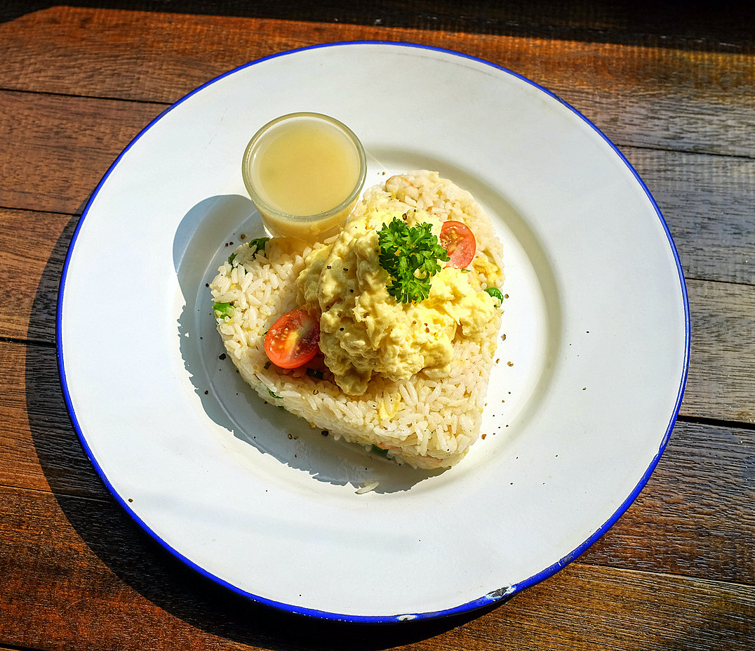 12. The Morning After - fried rice with prawns and scrambled eggs