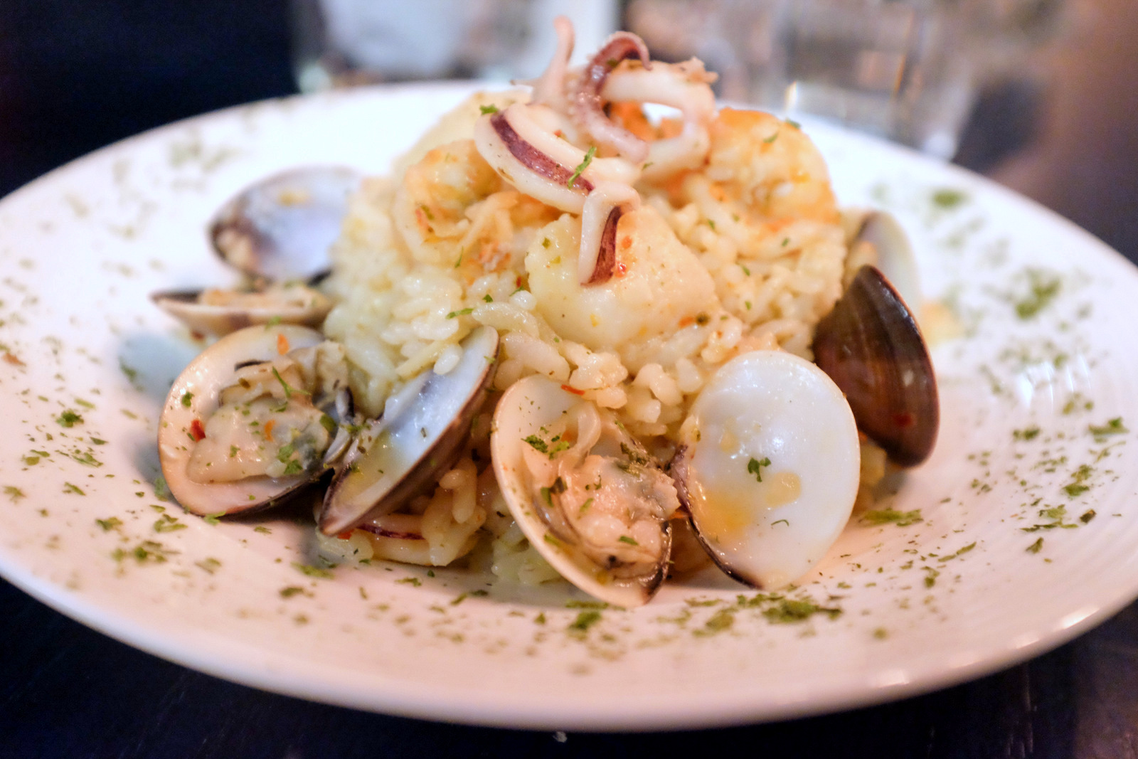 3. Mars - seafood risotto