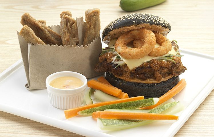 Chicken Satay Burger