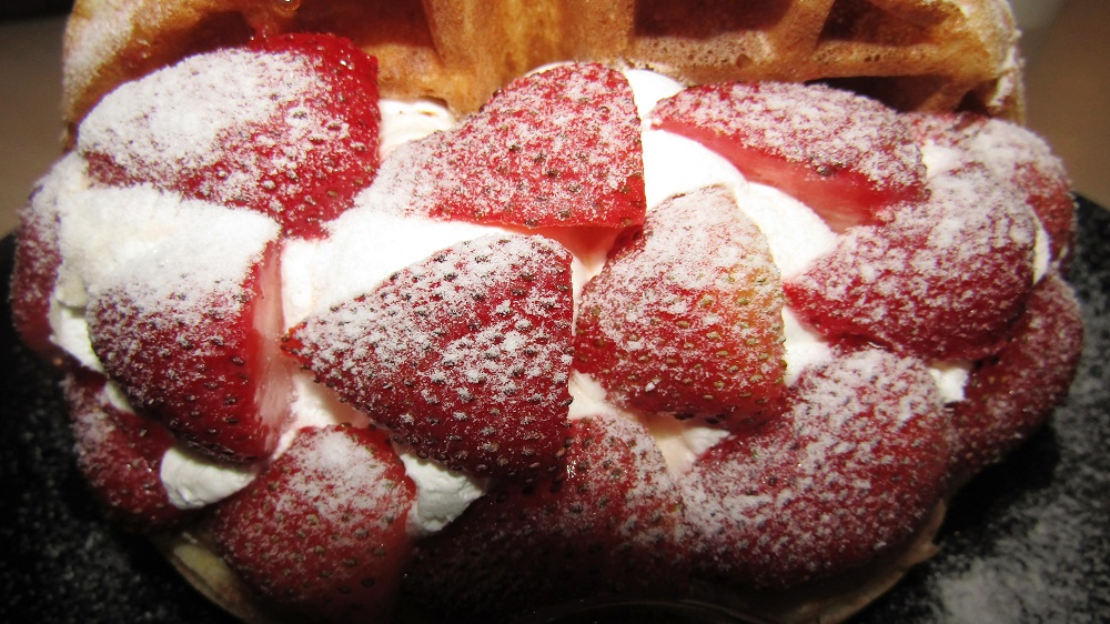 4. Soft Launch - strawberry waffle