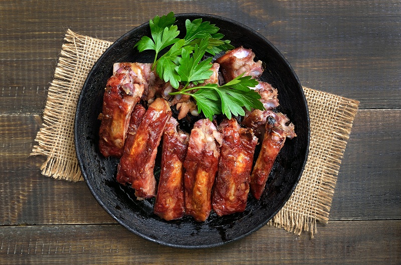 Promotion: buy two get one free on Char Siew Pork Ribs