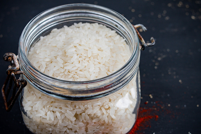 rice white jar