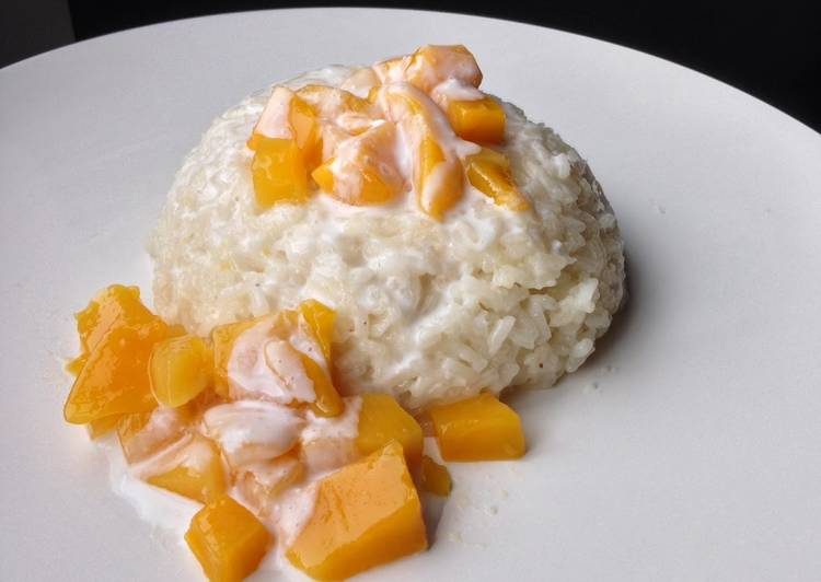 rice sticky thai mango