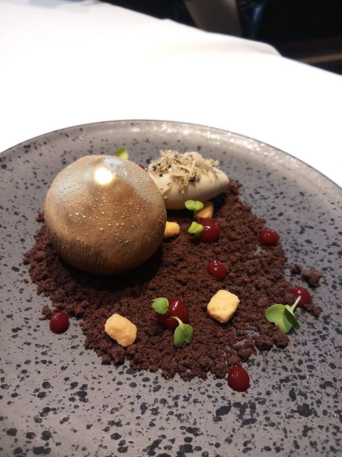 hazelnut truffle dessert