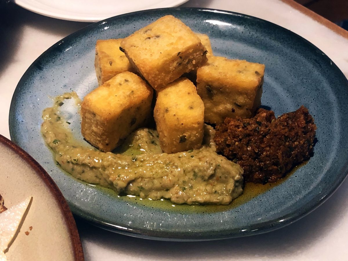 grano Polenta Fritta Con Taleggio