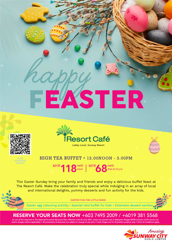 Sunway Resort: Happy Easter Feaster at The Resort Café